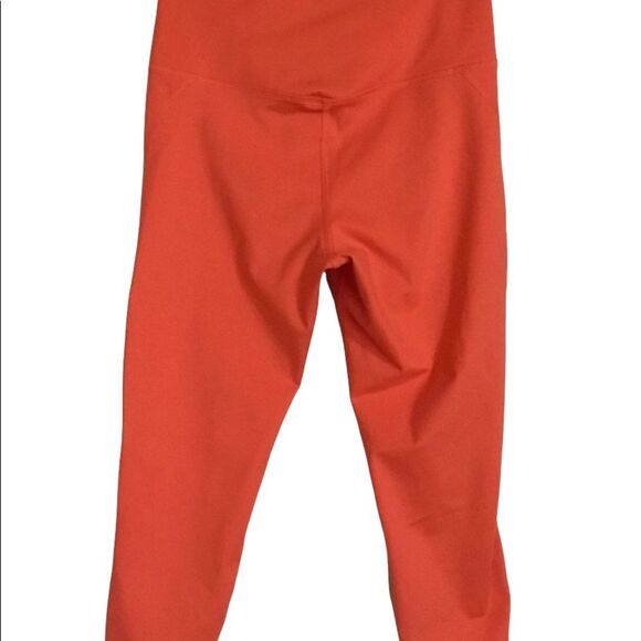 Girlfriend Collective tart orange crop leggings - Picture 6 of 8